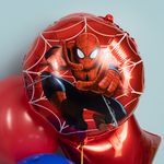Шар (18''/46 см) Круг, Человек Паук, Дизайн №3, 1 шт. в уп.