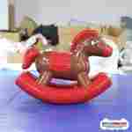Надувная лошадка качалка «Весёлый скакун», 2×0,7×1,4 м