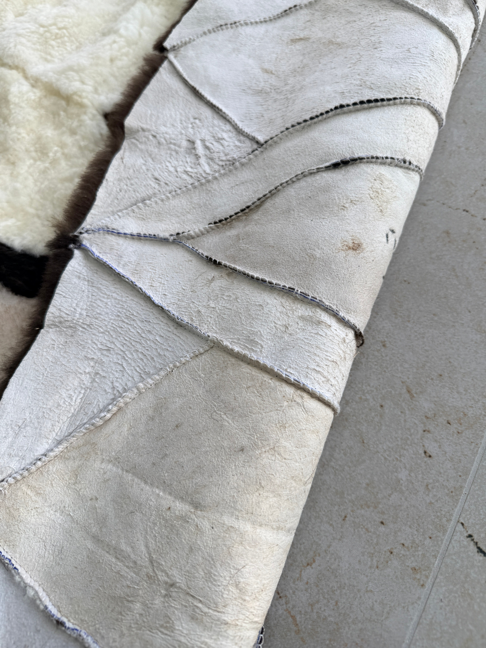 Ковер шкура натуральная овчина меховой