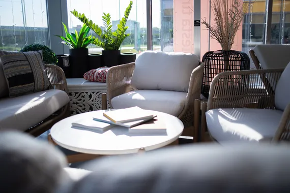 Комплект уличной мебели Talara, двухместный диван, 2 кресла, столик