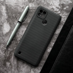 Чехол ТПУ карбон для Realme C21, 011068 Черный