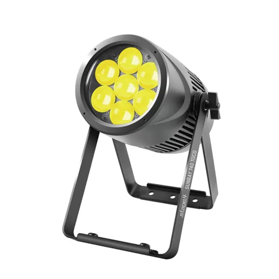 STAGE4 SUNRAY 740 TOCO Прожектор типа PAR (ZOOM) / 7х40 Вт / CW+WW / 2900-7000 K / 6°-43°/ 4775 Лм /
