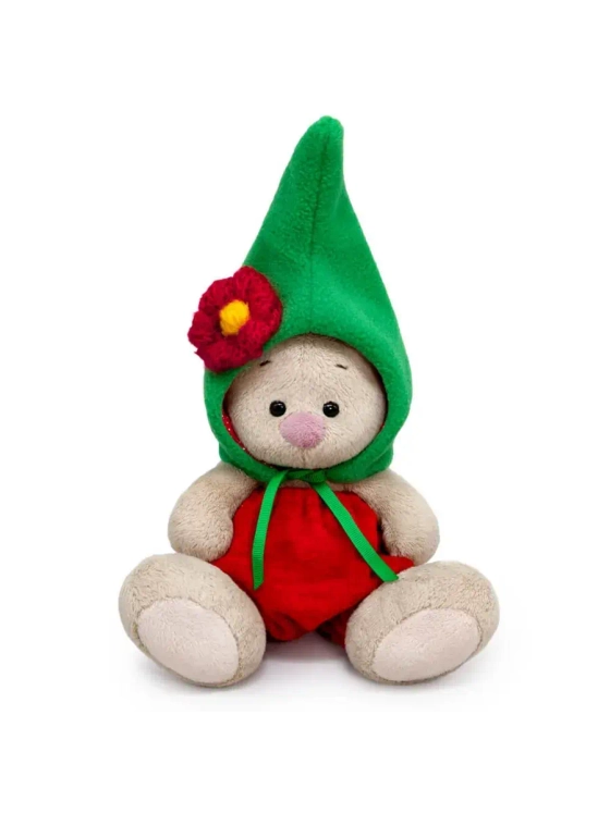 Мягкая игрушка Зайка Ми в зелёном колпачке 15 см SidX-555