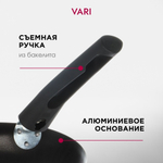 Сковорода алюминий, 28 см, антиприг, Vari, Лучшая цена, с крыш, KSKR14228