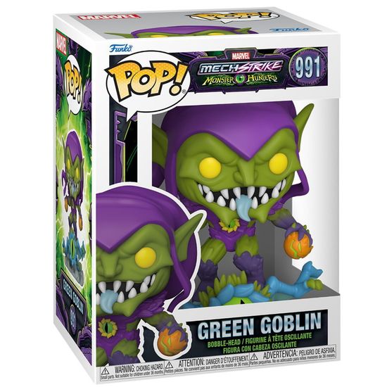 Фигурка Funko POP! Bobble Marvel Mech Strike Monster Hunters Green Goblin (991) 61523