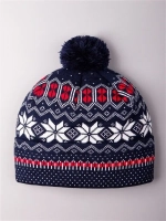 Шапка зимняя вязаная