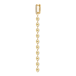 MANIOVICH Coffee Bean Chain Earring
