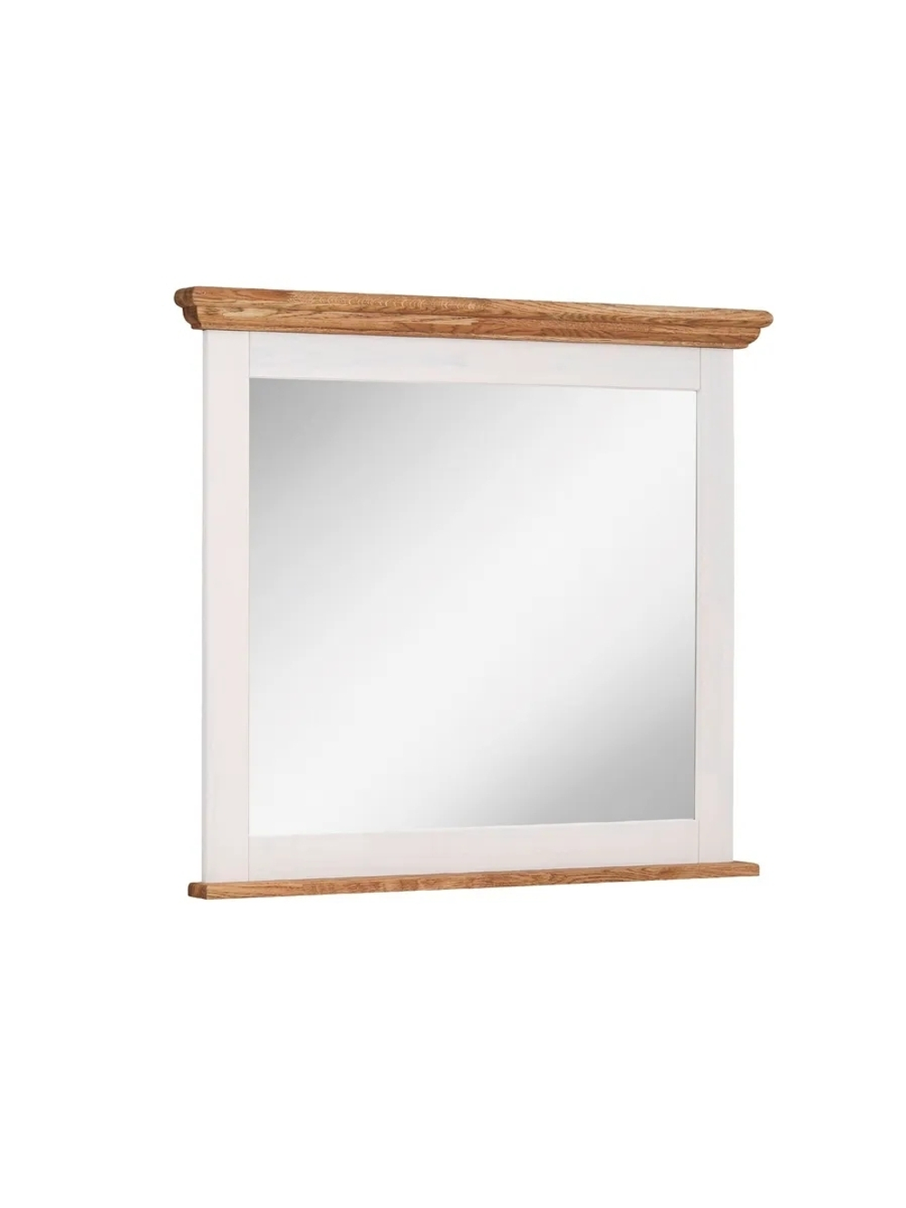 Зеркало настенное Асти из МДФ и натурального дуба