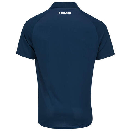 Теннисное поло Head Performance Polo Shirt M - dark blue/print perf m