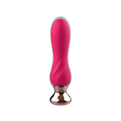 Розовый мини-вибратор Mini Vibrator с пультом ДУ - 12,5 см. (Цвет: розовый)