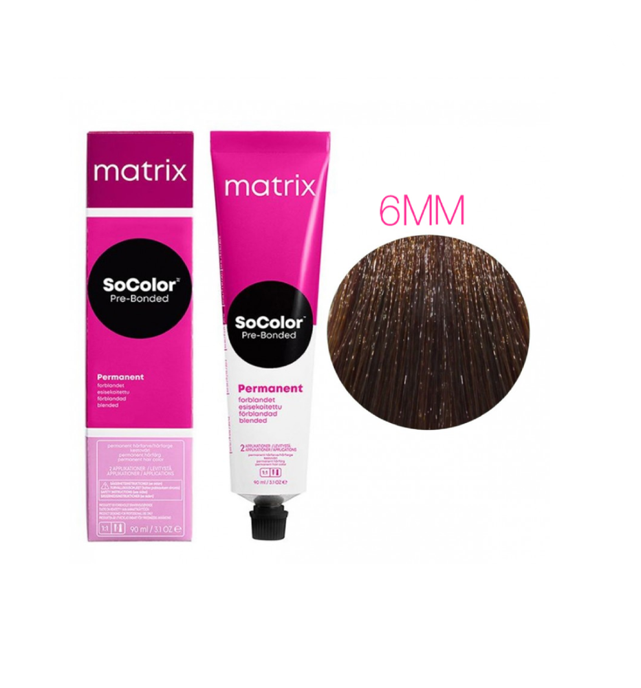 MATRIX Socolor Pre-Bonded стойкая крем-краска для волос 90 мл 6MM темный блондин мокка мокка