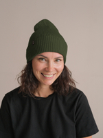 Шапка вязаная зимняя МУЛА (Полынь)