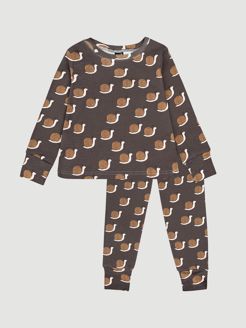 Пижама Mjölk Улитки, на манжетах