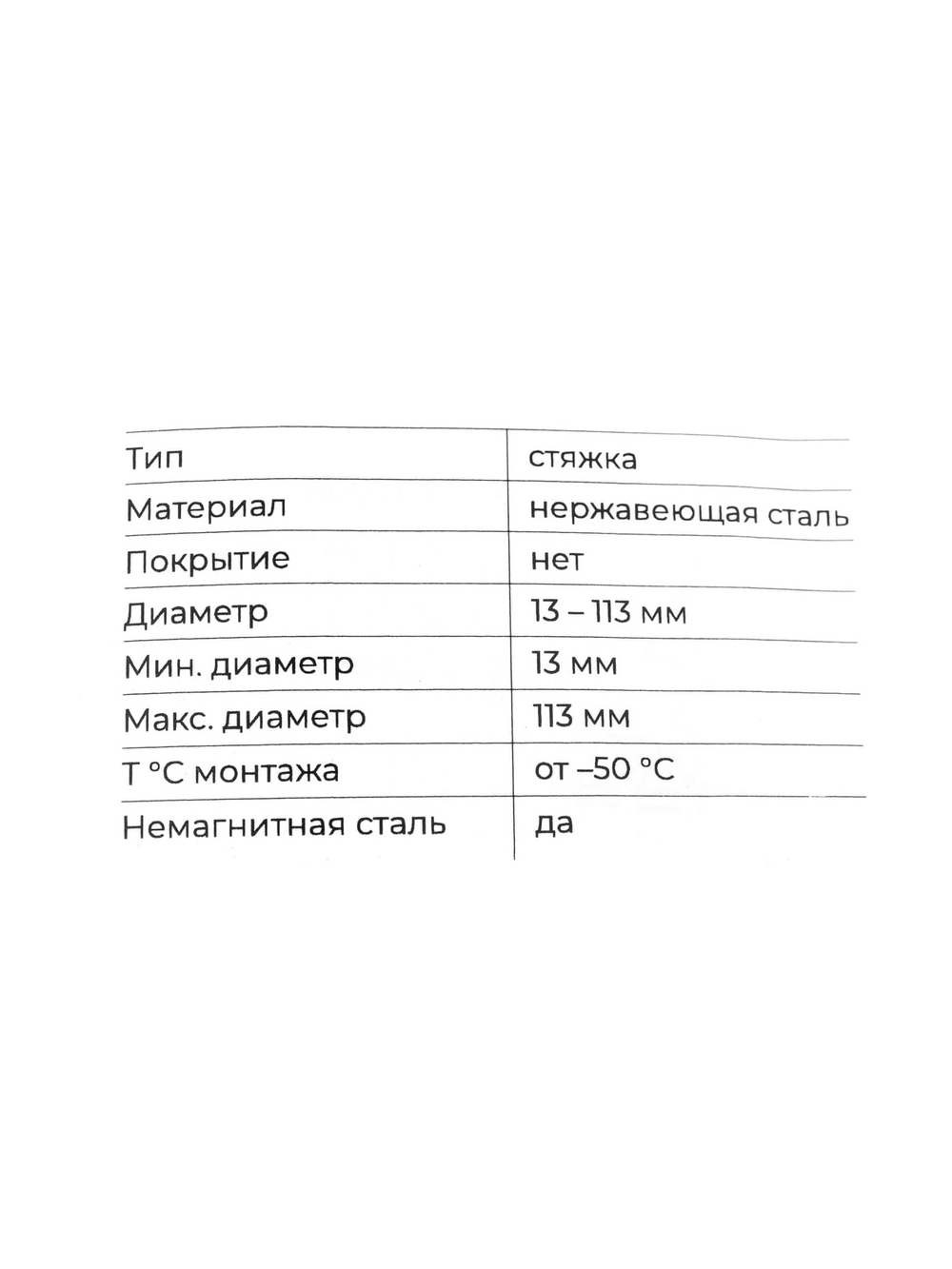 Стальные хомуты-стяжки Gigant нержавеющие 4.6x400мм 50шт. 123956