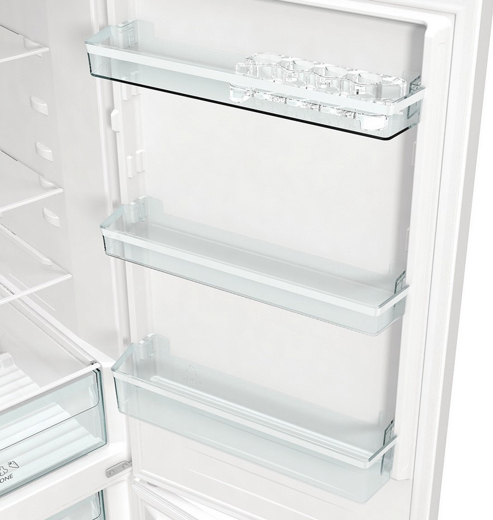 Отдельностоящий двухкамерный холодильник Gorenje NRK6191EW4