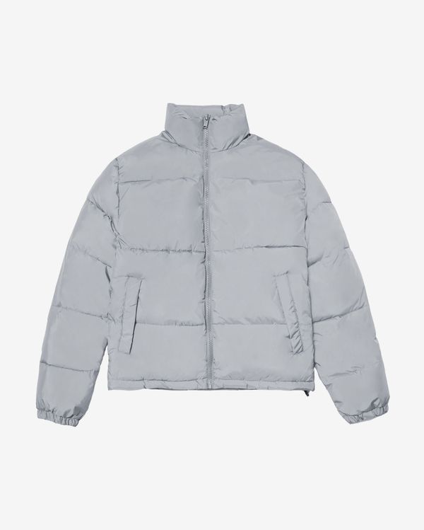 Пуховик BASIC Светло-Серый - фото 1