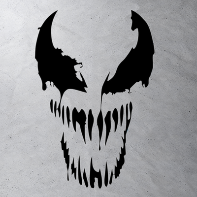 Виниловая наклейка на авто "Веном"