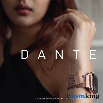 Uniq DANTE Milanese Loop for Apple Watch 42|44|45mm Marine Rose Gold