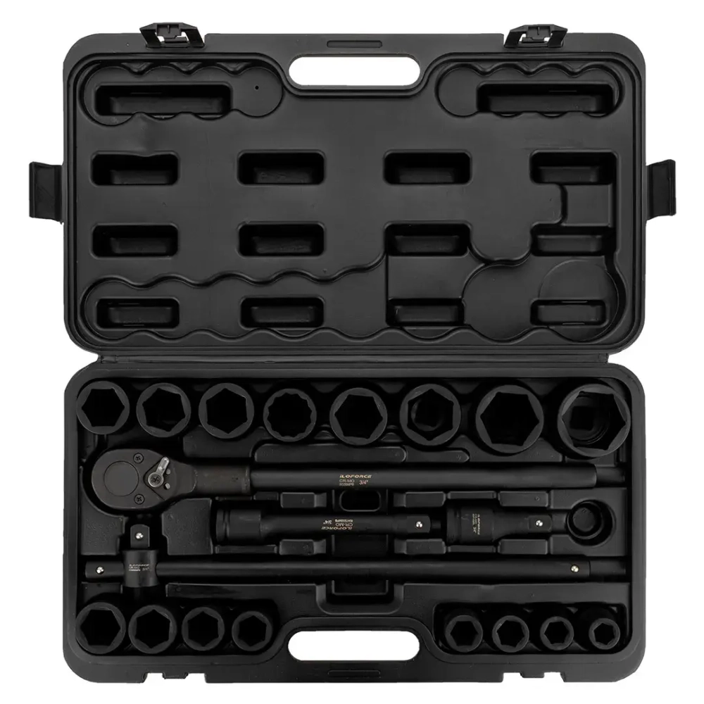 Набор инструментов ударных 21пр, 3/4''(6гр.) ILOforce IF-6212-5MPB