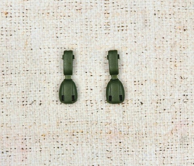 Наконечник "Крокодил", 1,7х1,1 см, олива