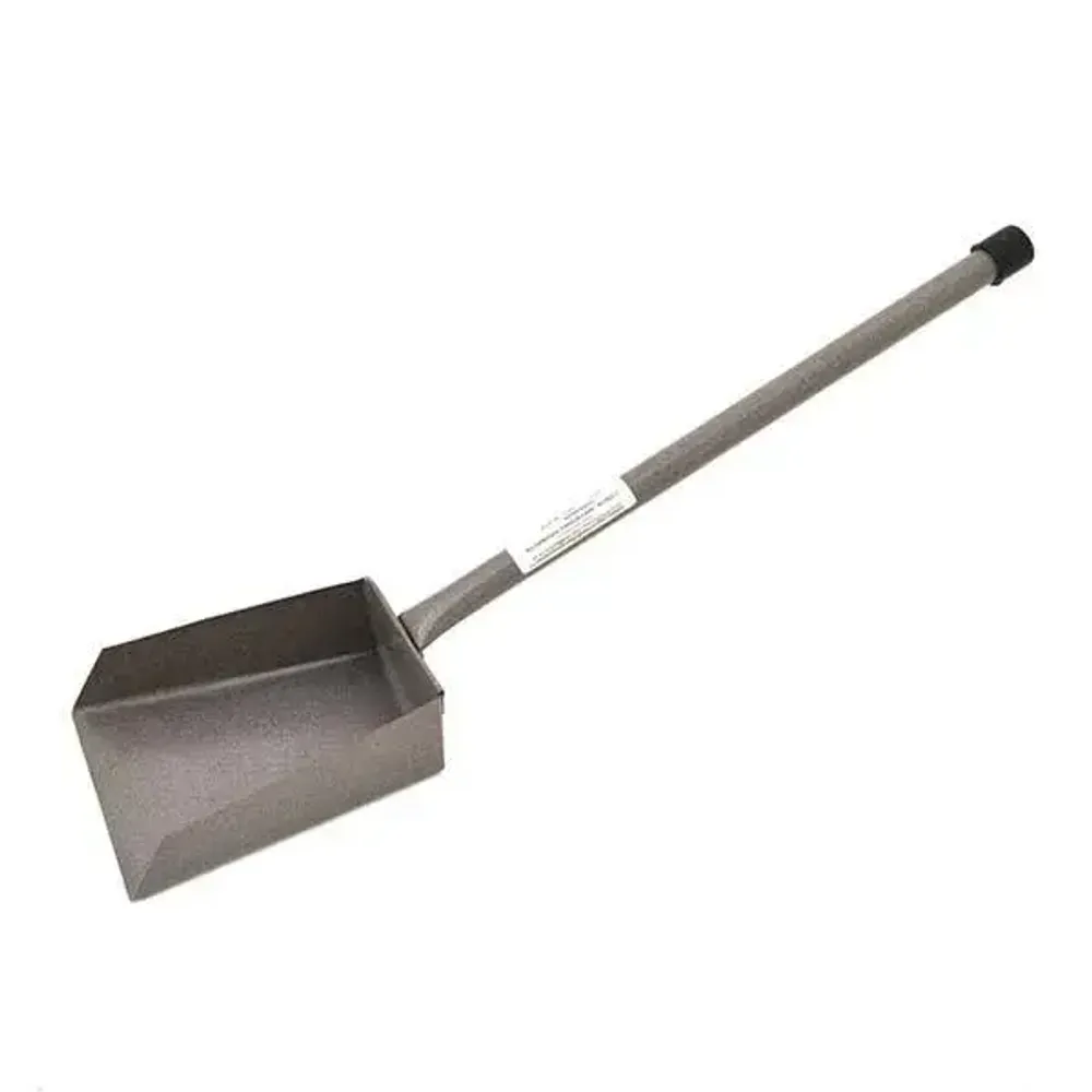 Совок металлический №4 зольный 10,5*15см руч. h32.5см