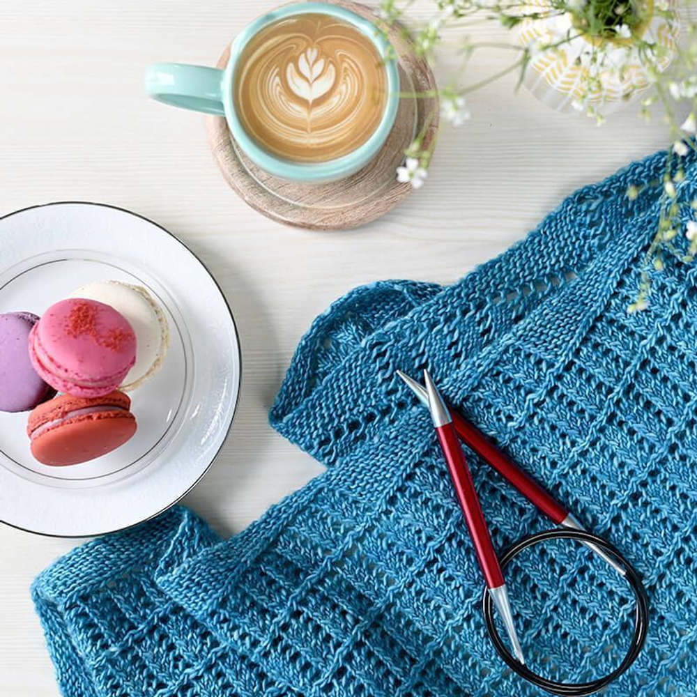 Спицы круговые Zing, 8мм/80см, KnitPro,(47136)