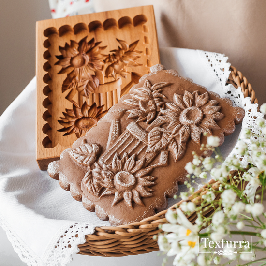 Пряничная форма Лейка с подсолнухами