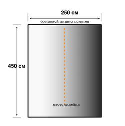 Доска и тетрадные листы ЧБ - фон неопреновый