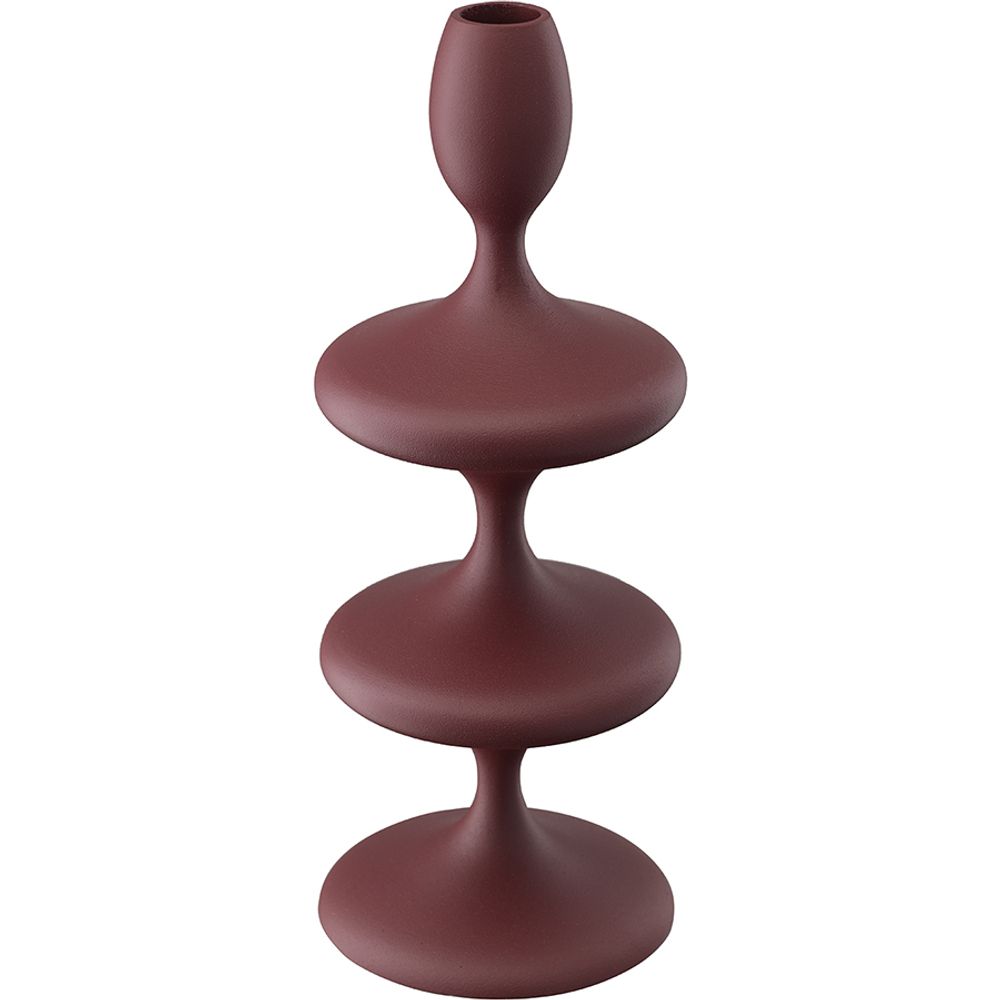 Подсвечник Vivlend, 29 см, винный