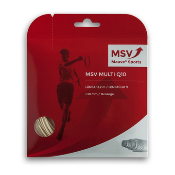 Теннисная струна MSV Multi Q10 Tennis String 12m 1,30mm white