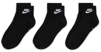Теннисные носки Nike Everyday Essential Ankle Socks 3P - черный