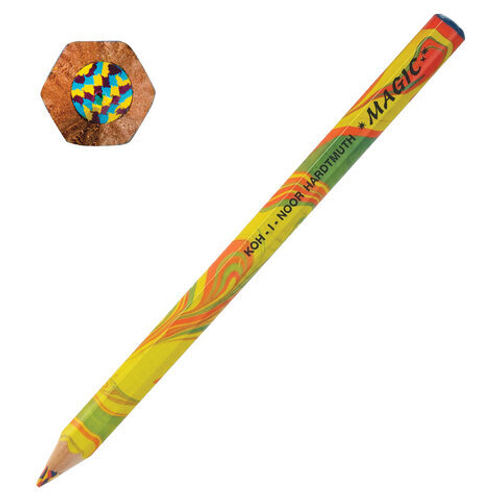 Карандаш с многоцветным грифелем Koh-I-Noor "Magic Original", утолщенный, заточен. 3405000031TDRU