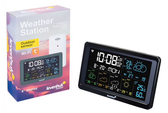 Метеостанция Levenhuk Wezzer PLUS LP80