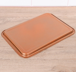 Противень с решеткой для выпечки и запекания 35х25х8 см