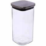 Банка стеклянная 1400мл «Хай-Тек» с металлической крышкой