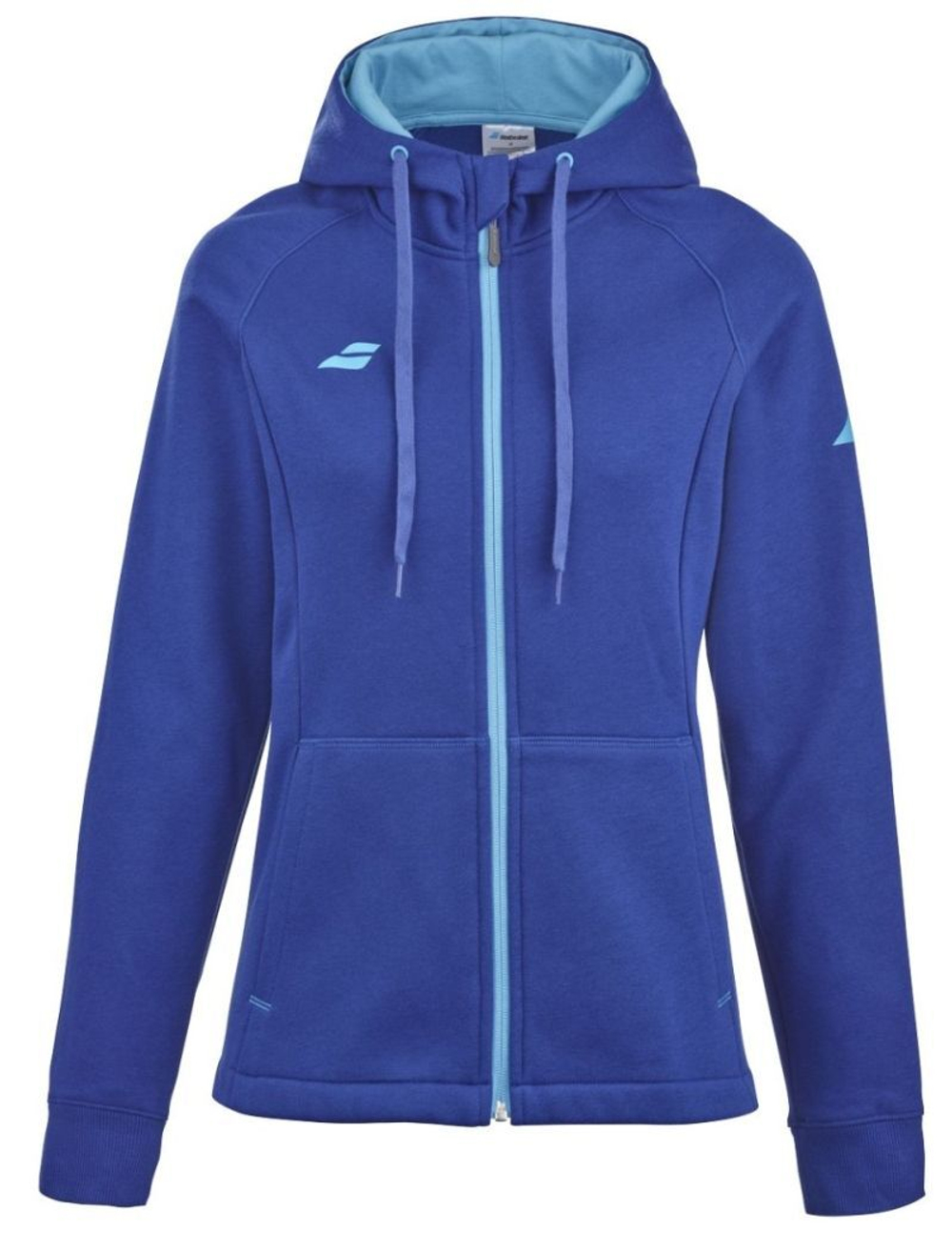 Женская Кофта теннисная Babolat Exercise Hood Women - небесный