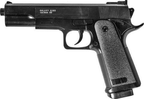 Страйкбольный пистолет Galaxy G.053 Colt 1911 пластиковый, пружинный
