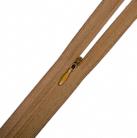 Молния н/р потайная, "Gamma"  / "BLITZ", 50 см, №280 бронзовый