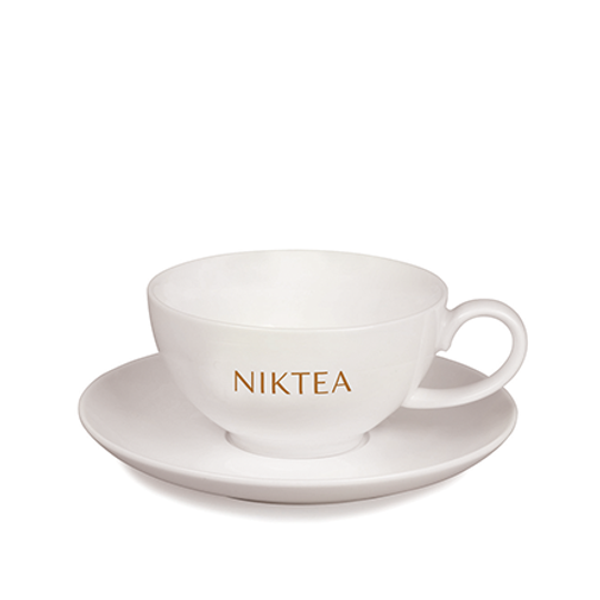 Чайная чашка с блюдцем NikTea 150мл