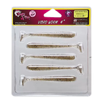 Мягкая приманка Crazy Fish Vibro Worm 4'' 10см 5шт 75-100 -