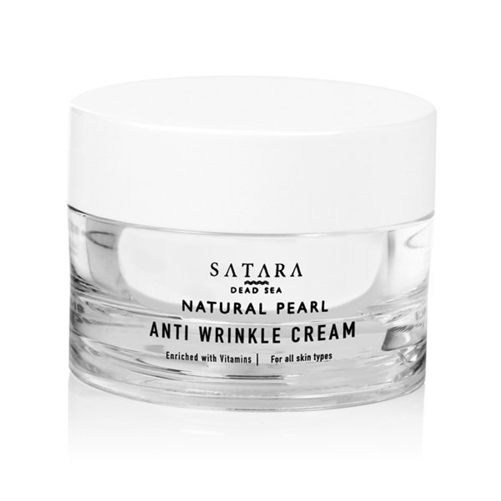Крем проти зморшок з вітамінами Satara Natural Pearl / Anti Wrinkle Cream NP