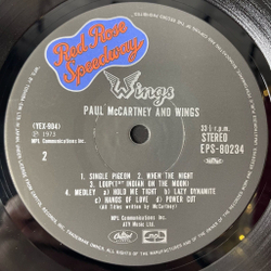 Винтажная виниловая пластинка LP Paul McCartney And Wings Red Rose Speedway (Japan 1975) (Obi, 2 Буклета)
