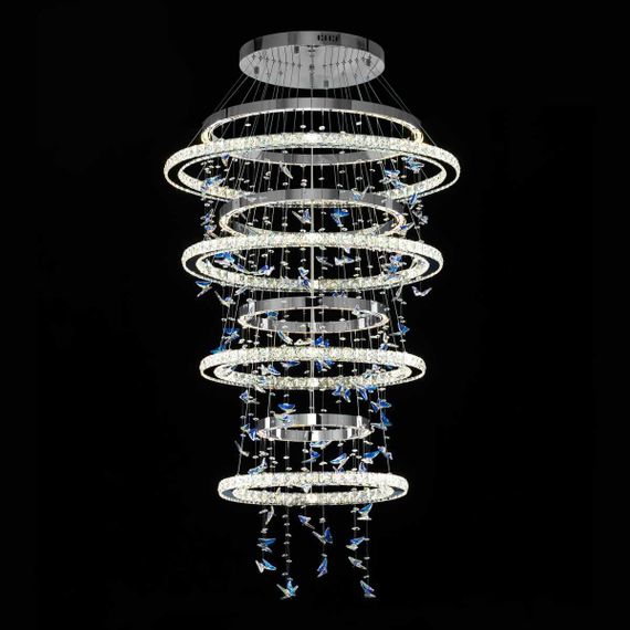 Люстра хрустальная с пультом Citilux ETERA CL322090