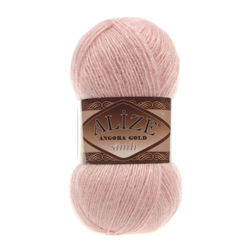 Пряжа Angora Gold Simli, 100 г, 500м, 20%шерcть,75%акрил,5% металлик (цена за 1 шт)