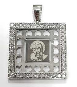 Ювелирная подвеска "Эстерелла" из серебра 92,5 пробы