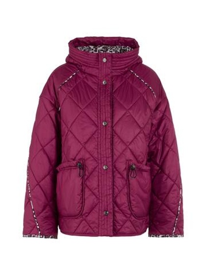 Marc Cain Куртка стеганая с принтованными деталями
