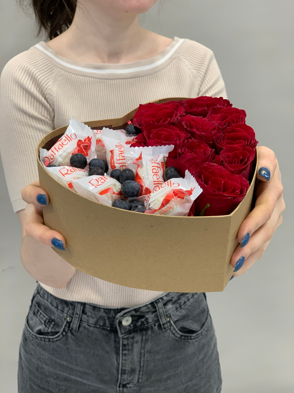 Подарочный набор Люби меня, люби (крафтовая коробочка)