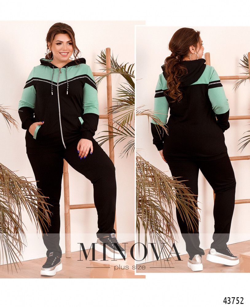 Костюм 8-280-черный-оливка Minova