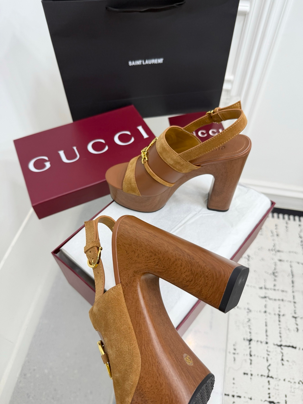 Gucci Horsebit Platform Sandal