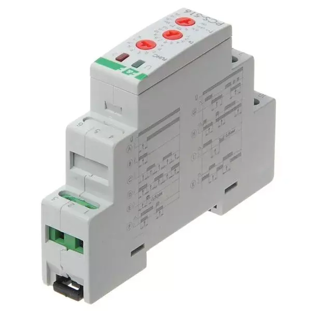 Реле времени PCS-516 8А 230В 1 перекл. многофункц. вход: START/RESET (аналог РВО-1М)
